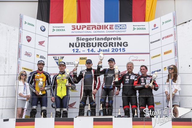 Team Streuer — Top weekend team Streuer tijdens IDM/ONK Zijspannen Nürburgring