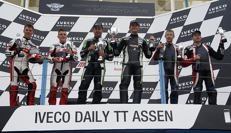Team Streuer — Team Streuer scoort podiumplaats bij de TT